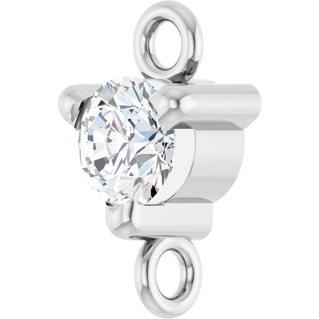 1/10 CT Lab-Grown Diamond Link, 4 mm x 7.25 mm