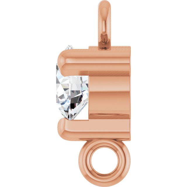 1/10 CT Lab-Grown Diamond Link, 4 mm x 7.25 mm