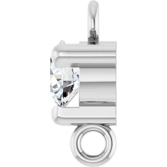 1/10 CT Lab-Grown Diamond Link, 4 mm x 7.25 mm