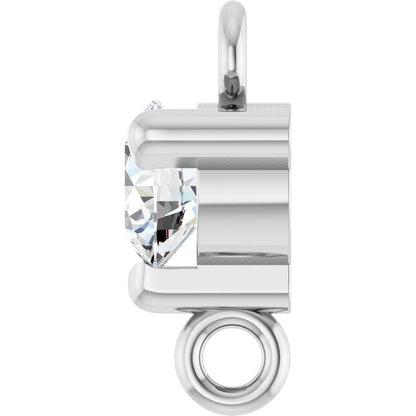 1/10 CT Lab-Grown Diamond Link, 4 mm x 7.25 mm