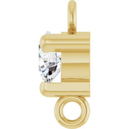 1/10 CT Lab-Grown Diamond Link, 4 mm x 7.25 mm