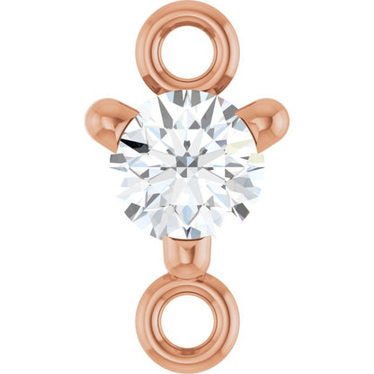 Petite Pavé® 1/10 CT Lab-Grown Diamond Link, 4 mm x 7.25 mm