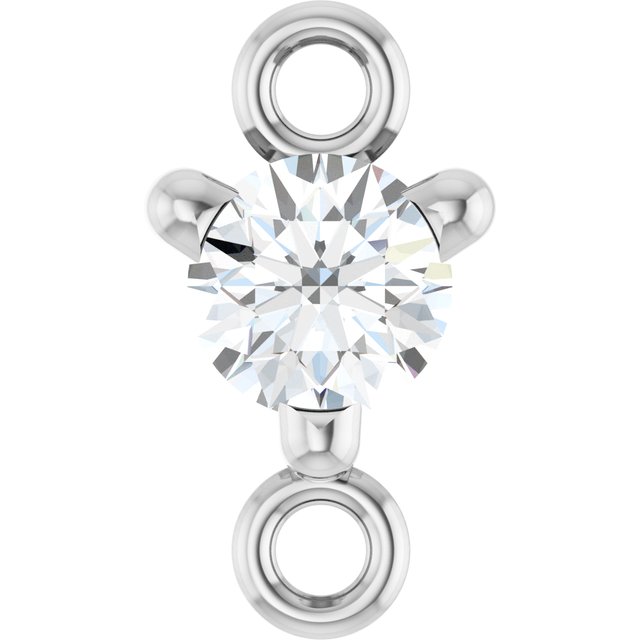 Petite Pavé® 1/10 CT Lab-Grown Diamond Link, 4 mm x 7.25 mm