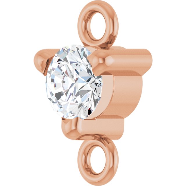 Petite Pavé® 1/10 CT Lab-Grown Diamond Link, 4 mm x 7.25 mm