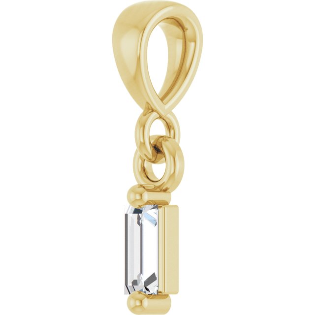 .06 CTW Natural Diamond Solitaire Pendant
