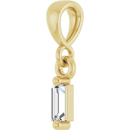 .06 CTW Natural Diamond Solitaire Pendant
