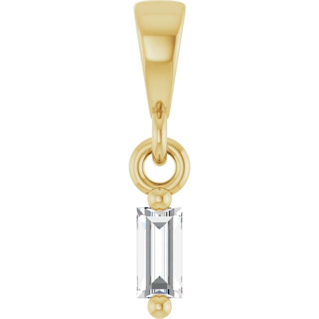 .06 CTW Natural Diamond Solitaire Pendant
