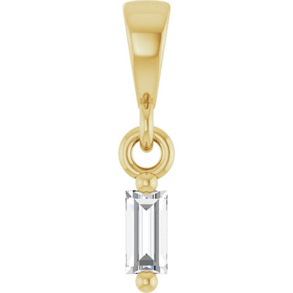 .06 CTW Natural Diamond Solitaire Pendant