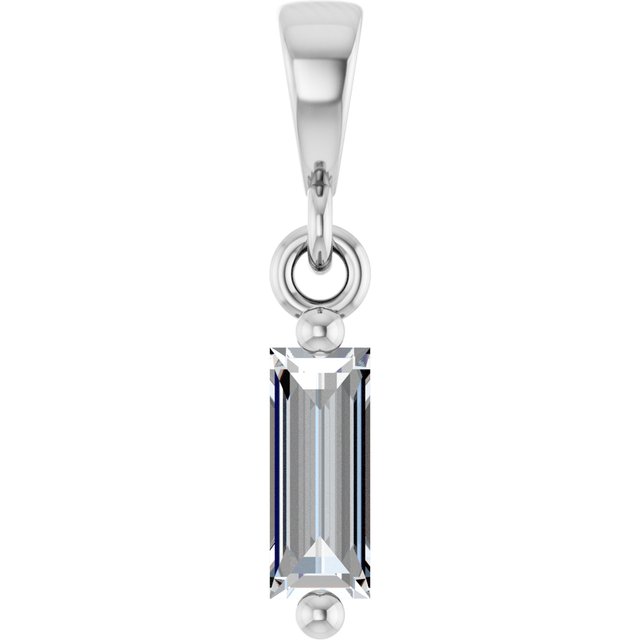 .06 CTW Natural Diamond Solitaire Pendant