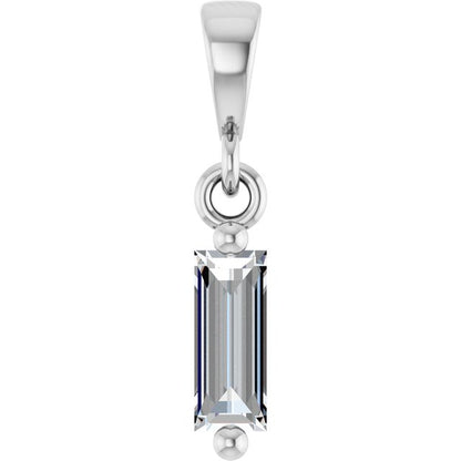 .06 CTW Natural Diamond Solitaire Pendant