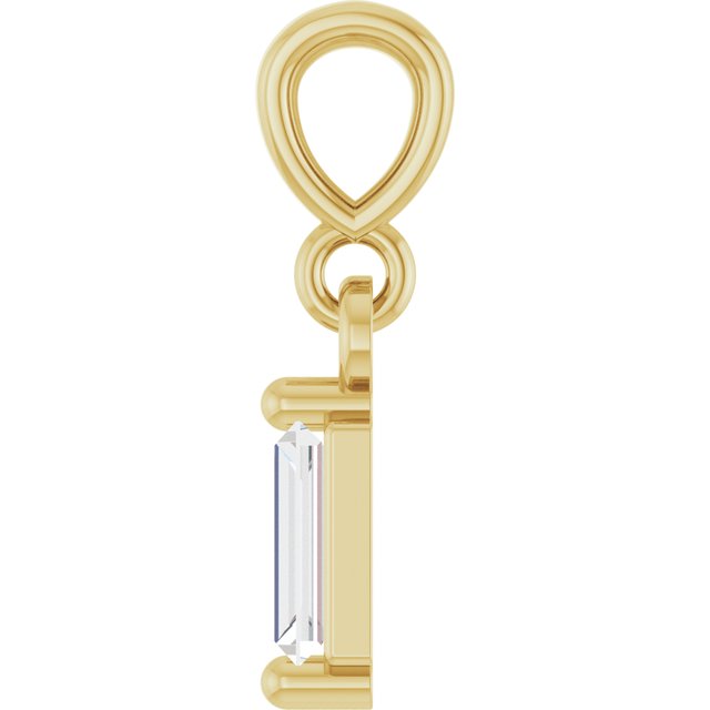 1/8 CTW Natural Diamond Solitaire Pendant