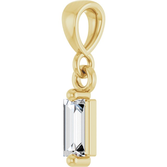 1/8 CTW Natural Diamond Solitaire Pendant