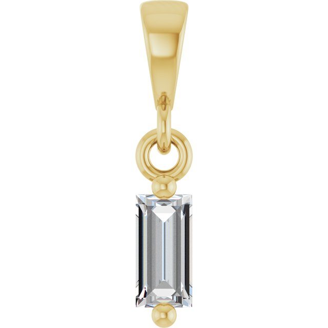 1/8 CTW Natural Diamond Solitaire Pendant