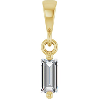 1/8 CTW Natural Diamond Solitaire Pendant