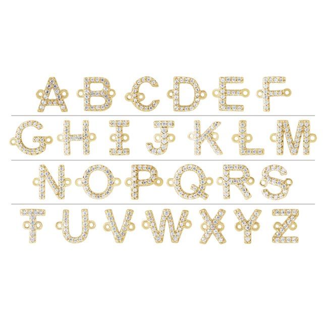 .07 CTW Natural Diamond Initial Link