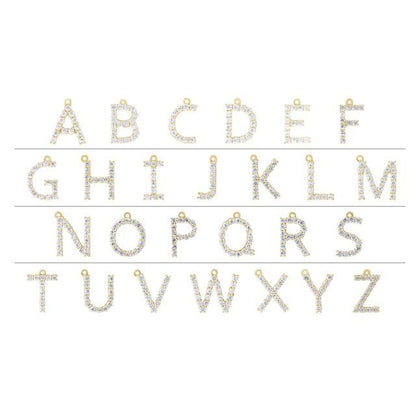 1/4 CTW Lab-Grown Diamond Initial Dangle