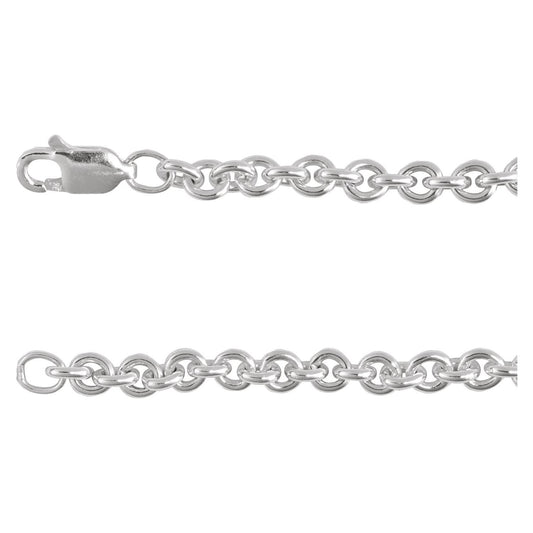 Sterling Silver Cable 18" Chain (CH1226)
