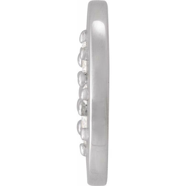 .06 CTW Lab-Grown Diamond Star Hoop Dangle, 10 mm x 10 mm