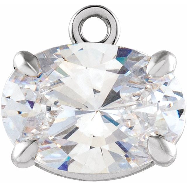 1/3 CT Lab-Grown Diamond 4-Prong Claw Dangle