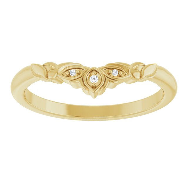 .0075 CTW Natural Diamond Matching Band