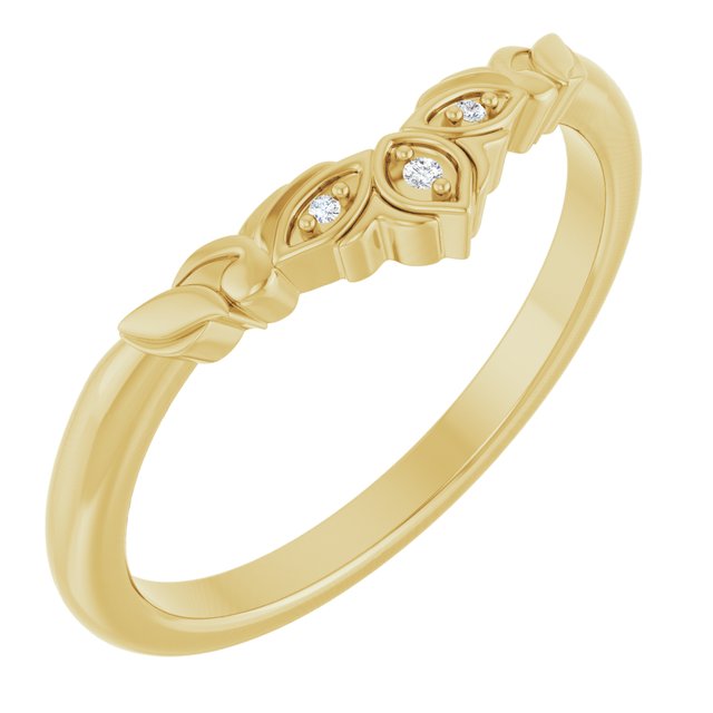 .0075 CTW Natural Diamond Matching Band