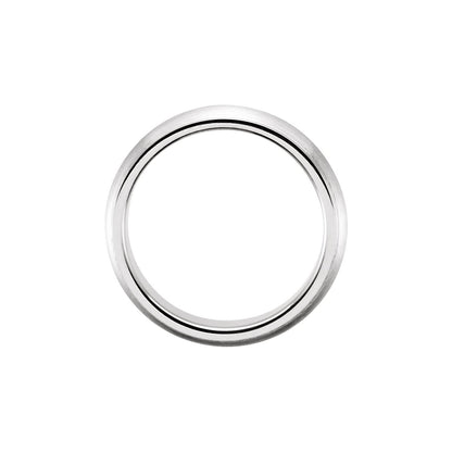 Grooved Comfort-Fit Half Round Band, 5 mm