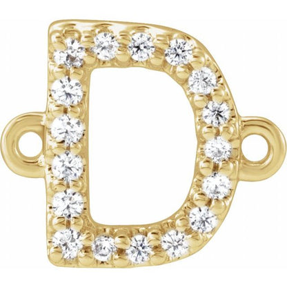 .06 CTW Natural Diamond Initial Link
