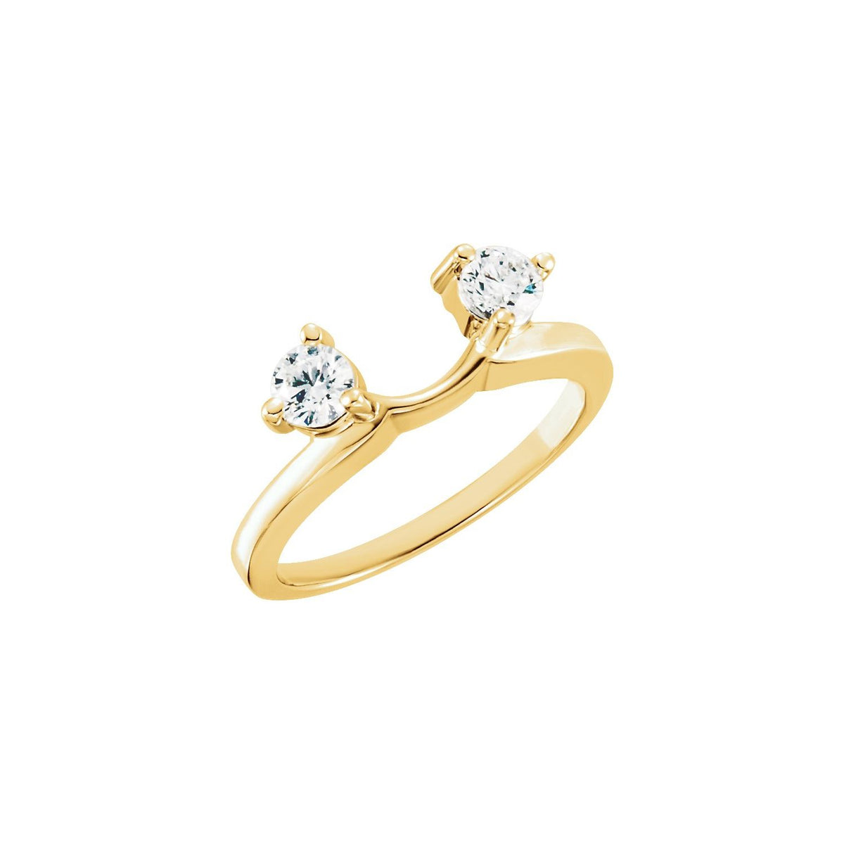 1/2 CTW Lab Grown Diamond Wrap-Style Ring Enhancer