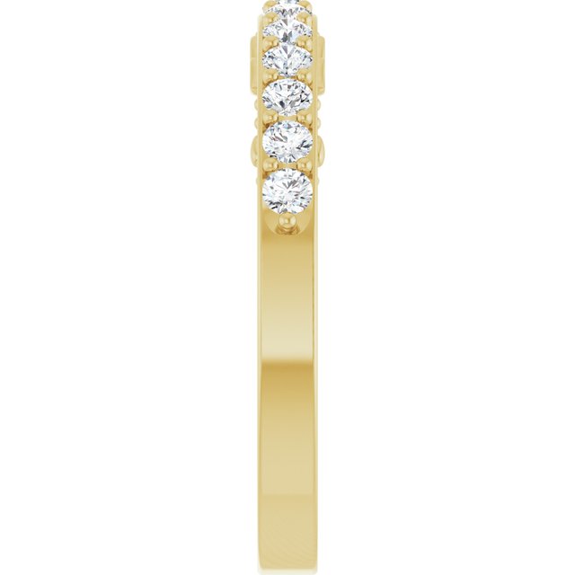 3/8 CTW Lab-Grown Diamond Anniversary Band, 3.6 x 3.6 mm