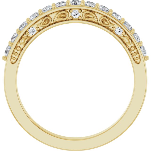 3/8 CTW Lab-Grown Diamond Anniversary Band, 3.6 x 3.6 mm