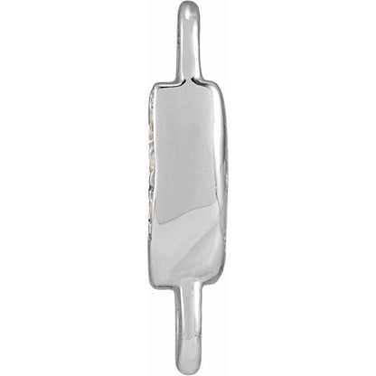 Petite Pavé® .02 CTW Natural Diamond Initial Link