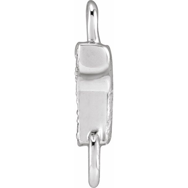 Petite Pavé® .015 CTW Natural Diamond Initial Link