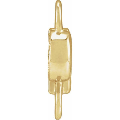 Petite Pavé® .025 CTW Natural Diamond Initial Link