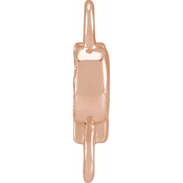 Petite Pavé® .025 CTW Natural Diamond Initial Link