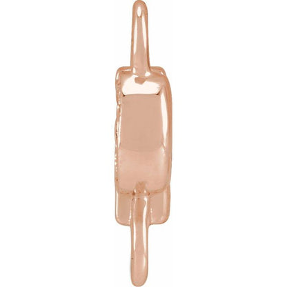 Petite Pavé® .025 CTW Natural Diamond Initial Link