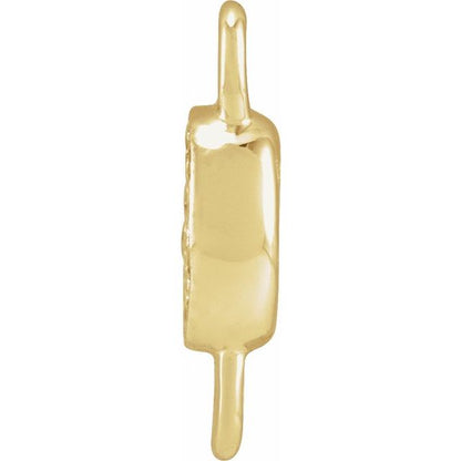 Petite Pavé® .025 CTW Natural Diamond Initial Link