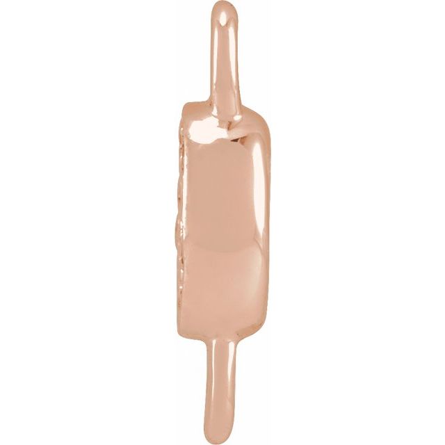 Petite Pavé® .025 CTW Natural Diamond Initial Link