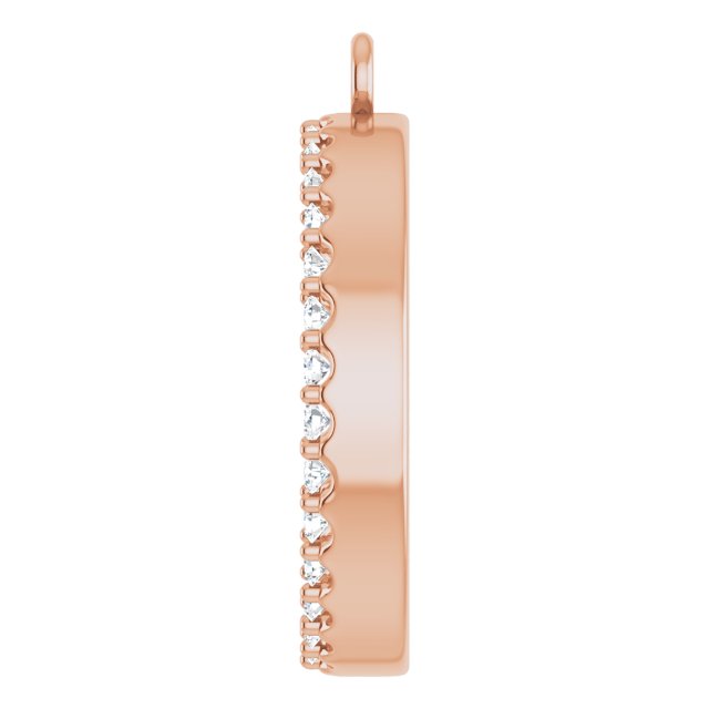 1/2 CTW Natural Diamond Circle Dangle