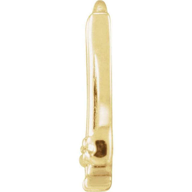 14K Yellow Petite Pavé® .025 CTW Natural Diamond Golden Gate Bridge Dangle