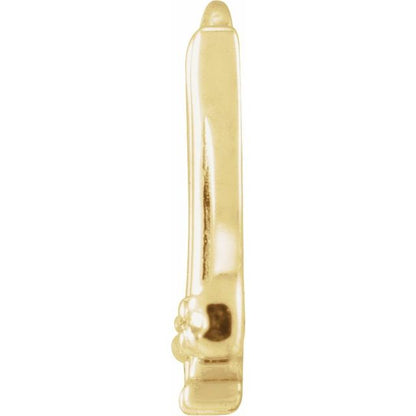 14K Yellow Petite Pavé® .025 CTW Natural Diamond Golden Gate Bridge Dangle