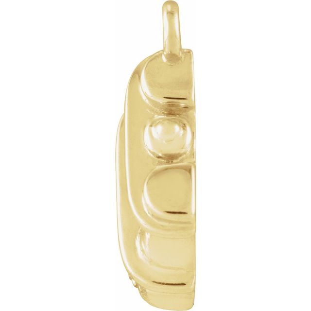 Petite Pavé® .03 CTW Natural Diamond Binoculars Dangle
