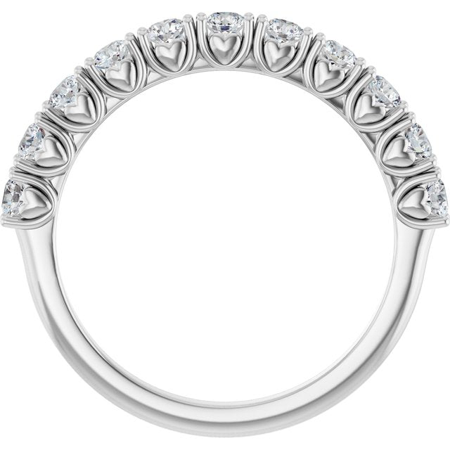 5/8 CTW Lab-Grown Diamond Anniversary Band, 3.3 x 2.8 mm