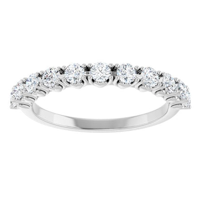 5/8 CTW Lab-Grown Diamond Anniversary Band, 3.3 x 2.8 mm