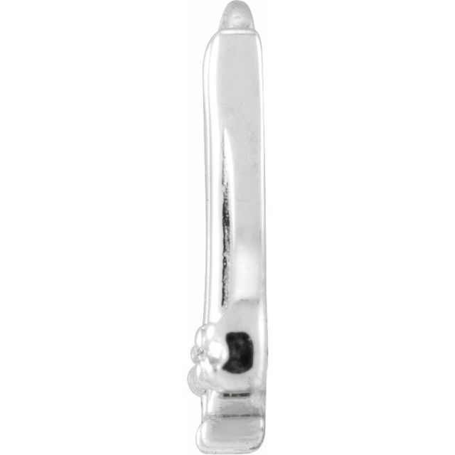 14K White Petite Pavé® .025 CTW Natural Diamond Golden Gate Bridge Dangle