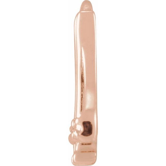 14K Rose Petite Pavé® .025 CTW Natural Diamond Golden Gate Bridge Dangle