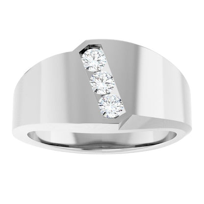 1/4 CTW Lab-Grown Diamond Band, 10.82 mm