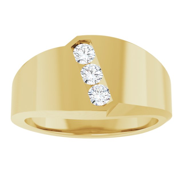 1/4 CTW Lab-Grown Diamond Band, 10.82 mm