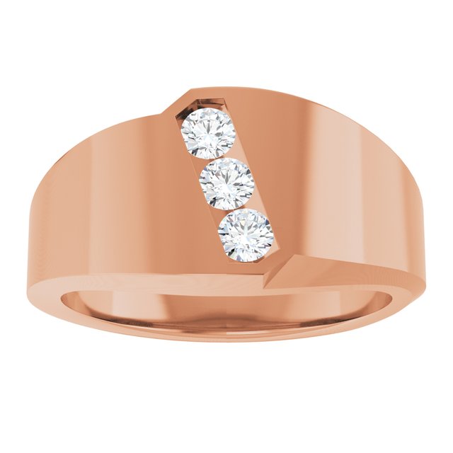 1/4 CTW Lab-Grown Diamond Band, 10.82 mm