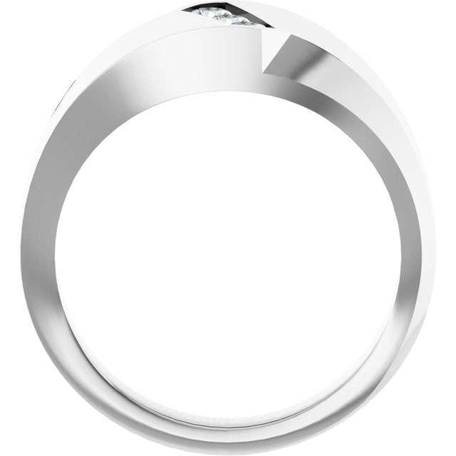 1/4 CTW Lab-Grown Diamond Band, 10.82 mm