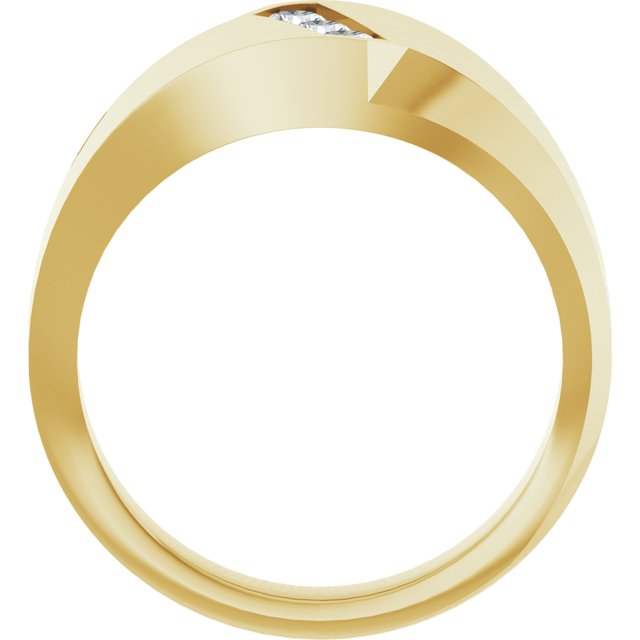 1/4 CTW Lab-Grown Diamond Band, 10.82 mm